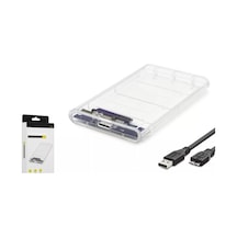 HADRON HDX1760 HARDDİSK Kutusu Şeffaf USB 3.0 SATA 2.5