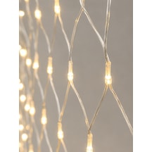 İç Ve Dış Mekân Kullanımına Uygun 3x3 Metre Led Işık Ağı Sarı