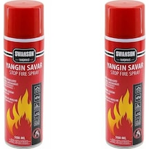 2 Adet Yangın Söndürücü - Yangın Savar Sprey 500ml + 500 Ml Ev - Ofis - Oto Araç Ateş Boğucu Köpü