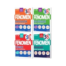 Fenomen Okul 2027 5. Sınıf Matematik + Fen Bilimleri + Türkçe + Paragraf B Serisi Soru Bankası Seti 4 Kitap Maarif Model
