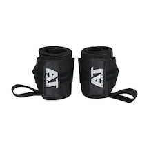 Siyah Renkli 2'li Wrist Wraps, Egzersiz Destekleyici