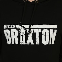 Bant Giyim - Clash Siyah Kapşonlu Erkek Sweatshirt Siyah