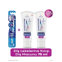 Sensodyne Klinik Beyazlık Diş Lekelerine Karşı Diş Macunu 75 Ml X