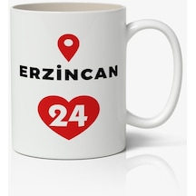 Erzincan Baskılı Kupa Bardak Baskılı Kahve Kupa Bardak