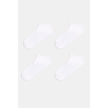 Penti Beyaz Basic 4 Lü Patik Çorap Çok Renkli