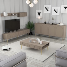 Variant Lyon 3 Lü Salon Takımı - Atlas / Altın