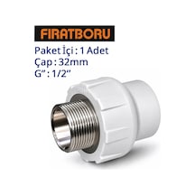 Fırat Dış Dişli Rakor, 32mm, 1/2'', 7b963032127
