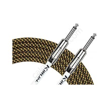 Kirlin Cable IWCX-201PN BY 3Mt Örgülü Enstruman Kablosu - Sarı