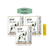 Ahsaf Soğuk Sıkım Natürel Sızma Zeytinyağı 3 x 2 L