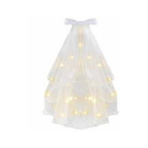 Tokalı Duvak İncili Ledli 70 Cm