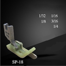 2 Adet Düz Araba Plastik Bıçaklı Baskı Ayağı Sp-18 1/43/161/81/161/32rteflon Sağ Yan Durdurma Ayak Baskı 1/4 1/8 2pc Miexd