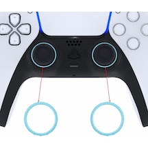 Ps5 Dualsense Analog Halka Yüzük Playstation 5 Kol Accent Ring Dekoratif Yedek Parça 2 Adet Turkuaz