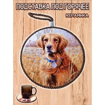 Optimabiznes Isıya Dayanıklı Altlık Köpek Irlanda Setter 306441233 Kahverengi