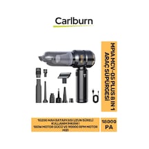 Premium 18000 Pa Çekim Emiş Gücü 180w Led Göstergeli 0.5l Hacimli Şarjlı 10200 Mah Araç Süpürgesi
