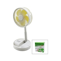 Masa Üstü Vantilatör Usb Şarjıl Katlanır Fan 13.6cm - Uzayan Ayak 11-16cm 180 Derece Telefonluklu Gs-275 Timya/go1395 197811