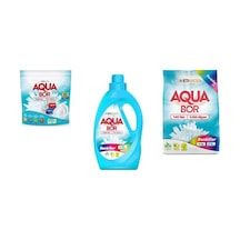 Aquabor Doğal Mineralli Tablet + Sıvı Renkliler + 4 Kg Renkliler 3 Lü Set 11919484