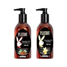 Playboy Massage Oil Strawberry And Vanilla Fragrances 120 Ml Çilek Ve Vanilya Kokulu Vücut Masaj Yağı