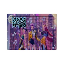 Ghostbastır Design K-pop Demon Hunters 99 Parça Ayaklı Puzzle Dekoratif Çocuk Yapbozu 0124