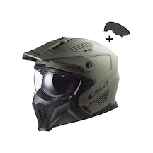Ls2 Drıfter Mat Olıve Yeşil Kask Xl