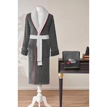 Özdilek Benim Kahramanım Babam Nakışlı Kadife Erkek Bornoz Seti 479843 Gri Özdilek Benim Kahramanım Babam Nakışlı Kadife Erkek Bornoz Seti 479843 Gri