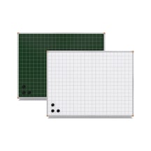 Panda 90 x 120 CM Kareli Mıknatıs Manyetik Yüzey Duvara Monte Yeşil-pan590y