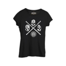 Kriegsmaschine - Shades Siyah Kadın Tshirt 001