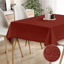 Canvas Bordo Sıvı Geçirmez Leke Tutmaz Masa Örtüsü Bordo 80 X 80