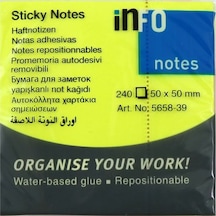 Info Notes 50x50 Mini Küp Karışık R. Postit 565839