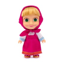 Masha & Koca Ayı - 12 Cm Masha Bebek - Kamp Kıyafetli