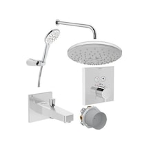 Artema Aquacontrol Square Ankastre Termostatik Duş Seti A49294 Krom
