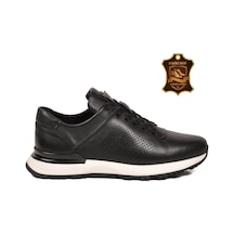 Voyager Siyah Bağcıklı Hakiki Deri Erkek Sneaker M217 M