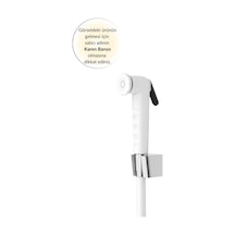 Karen Banyo Showers Shattaf Taharet Seti, Beyaz Abs, Cisa 43420 beyaz