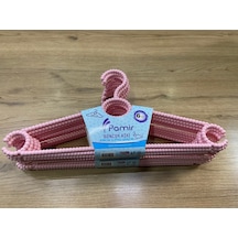 Pamir İnce 6 Lı Pembe Askı 39 Cm X 19 Cm Plastik Pembe Tr Diğer