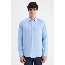 D'S Damat Ds Damat Comfort Mavi Düz Keten Gömlek 6hc02ap01304m Çok Renkli 2XL D'S Damat Ds Damat Comfort Mavi Düz Keten Gömlek 6hc02ap01304m Çok Renkli 2XL