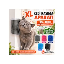 Xl Kedi Kaşıma Ve Kaşınma Aparatı 15x8 Cm Duvara Köşeye Monte, Kedi Nanesi Hediyeli