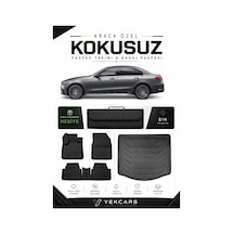 Mercedes W206 2026 Model Aracınıza Özel 4d Karbonlu Kauçuk Paspas Takımı Ve Bagaj Havuzu