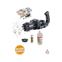 Köpük Makinesi Tabancası - Pilli Bubble Machine 500 Ml Baloncuk Likiti İle Eğlenceyi Keşfedin