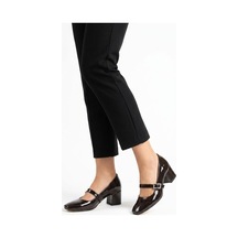 Ustalar Ayakkabı Kahverengi Rugan Kadın Topuklu Ayakkabı 036.7935