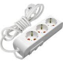 Mutlusan Ri-tech Üçlü Topraklı Grup Priz Çocuk Korumalı 2 Metre Kablolu 2 Metre