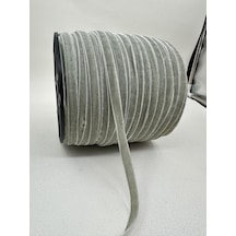 Paşateks- 1 Cm Düz Kadife-5 Metre-lk. Gri