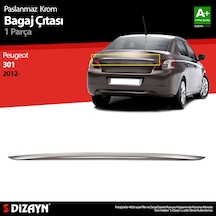 S-dizayn Peugeot 301 Krom Bagaj Çıtası 2012-2017