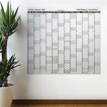 Lb 2020 Yıllık Planlayıcı Manyetik Duvar Stickerı Takvim 110x100 Cm
