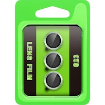 Newface Samsung Galaxy S23 Raze Metal Kamera Lens - Yeşil