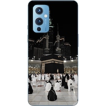 Oneplus 9 Uyumlu Kabe Umre Baskılı Silikon Kılıf Renkli