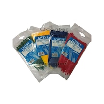Gwest 3,6X150Mm. (15Cm.) Renkli Plastik Cırt Kelepçe 100 Adet