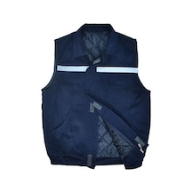 Mervem 7/7 Gabardin %100 Pamuk Kapitoneli Yelek Lacivert