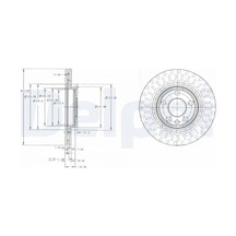 Fren Disk - Fiat Ulysse, Scudo - Delphı-bg3222