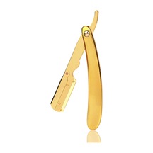 Yifomall Erkekler İçin Altın Kaplama Klasik Tıraş Bıçağı - Yüz Ve Sakal Tıraşı 1 Saat