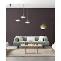 Sahra Üçlü Kanepe & 3'lü Koltuk - Su Yeşili Su Yeşili