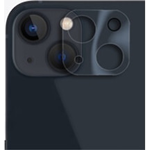 Apple Uyumlu iPhone 14 / 14 Plus Temperli Cam Kamera Lens Koruyucu Şeffaf Şeffaf